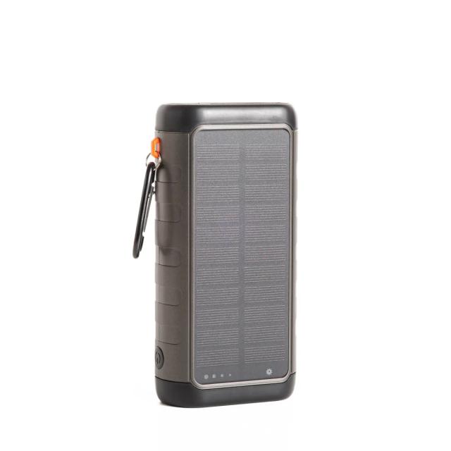 Notfall-Powerbank – 30 000 mAh (Solar, Kurbel & Schnellladung)